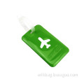 Standard Size Colored travel PVC luggage tag